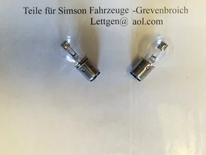 Bilux  Birne Scheinwerfer 6V 15/15W BA20d Hercules Zündapp Kreidler Oldtimer - Bild 1 von 2