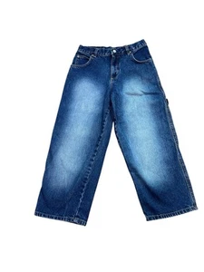 KRU Denim Carpenter Medium Wash Jeans Size 10H - Picture 1 of 4