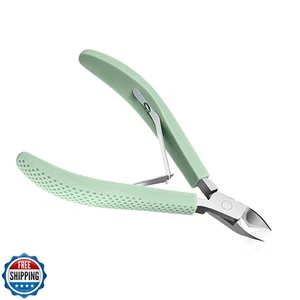 Criyar Fine Edge Cuticle Trimmer and Nippers, Scissor, Silicone Handle Nail T - Picture 1 of 5
