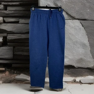 Vintage Russell Athletic Medium Drawstring Sweatpants Pockets Blue Cozy Lounge - Picture 1 of 10