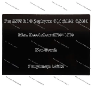 ASUS ROG Zephyrus G14 (2024) GA403 2.8K 120Hz OLED LCD Montaje Sin tocar - Imagen 1 de 8