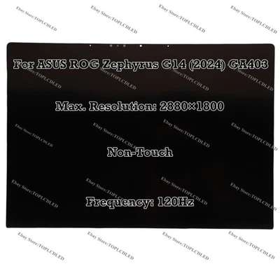 ASUS ROG Zephyrus G14 (2024) GA403 2.8K 120Hz OLED LCD Montage Nicht Berühren - Bild 1 von 4