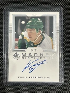 Kirill Kaprizov - 2024-25 Upper Deck SP Authentic Marks of Distinction Auto /25 - Picture 1 of 2