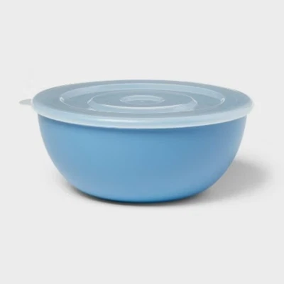 Mixing Bowl with Lid Blue - Room Essentials