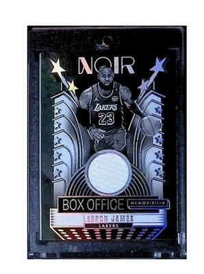 2024-25 Panini -Noir, #BOM-LBJ, LeBRON JAMES, 08/20, Box Office Memoriblia - Image 1 of 2