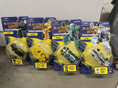 Transformers KB Toys Machine Wars Autobot Car Lot Mirage Hoist Hubcap Prowl New - Image 1 of 4