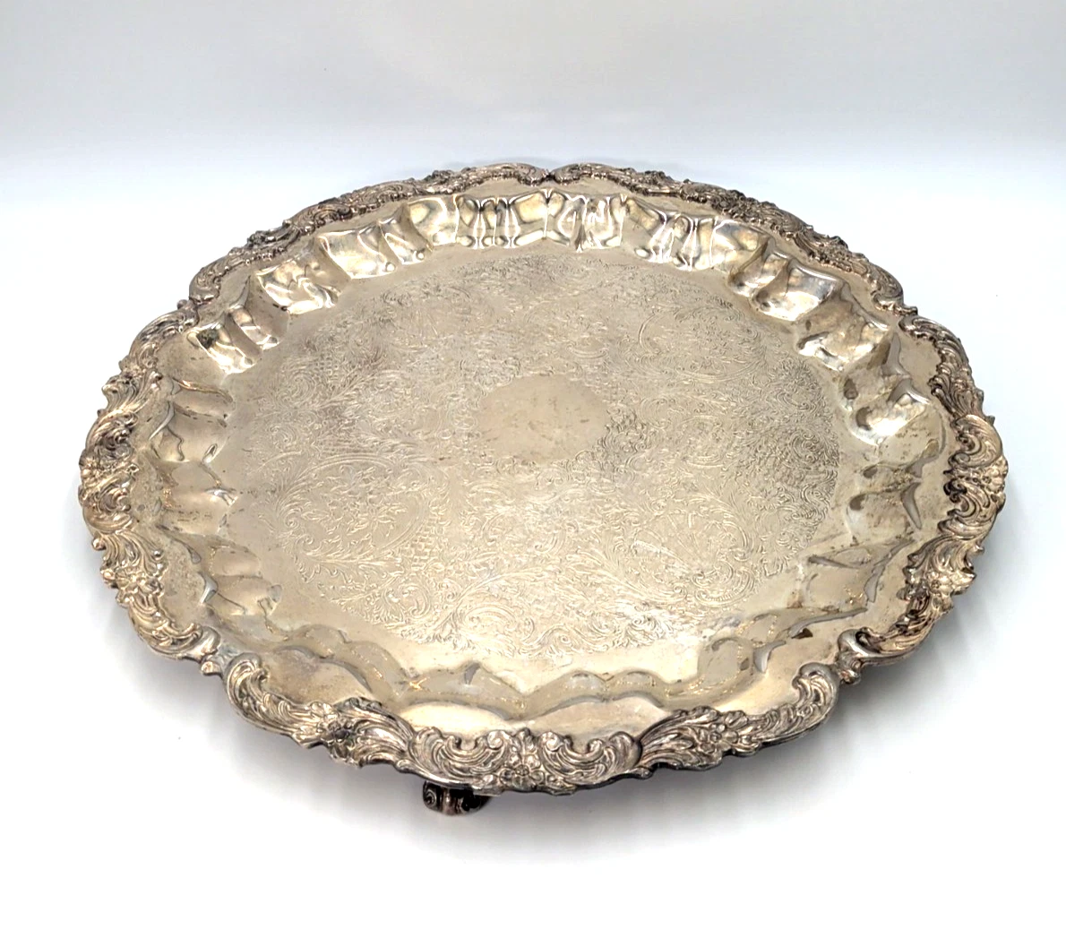 Sheridan Silver In Antique Us Silver-Plated Platters & Trays for