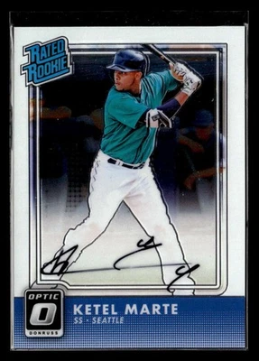 2016 Donruss Optic Ketel Marte Rated Rookie Auto Autograph #RR-KT UX4175 - Image 1 of 2