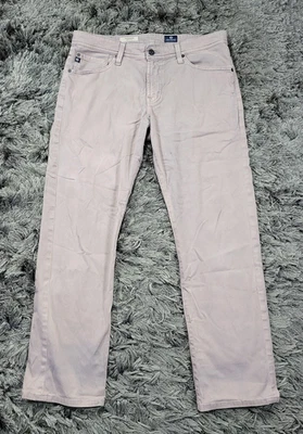 Pantalones de mezclilla AG Adriano Goldschmied Graduate para hombre 33x32 grises elásticos en la pierna a medida Foto 1 de 4