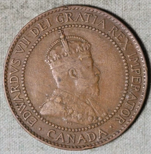 Kanada 1910 ~ Bronze groß ~ AU ~ EDWARD VII ~ 99 ¢ Sendungsverfolgung - Bild 1 von 2