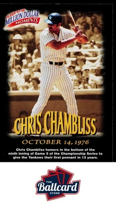 1997-98 Fleer Million Dollar Moments #37 Chris Chambliss - Image 1 of 2