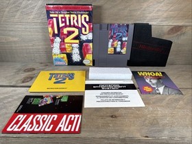 Tetris 2 Nintendo (NES) Complete CIB w/ All Inserts, Box & Manual