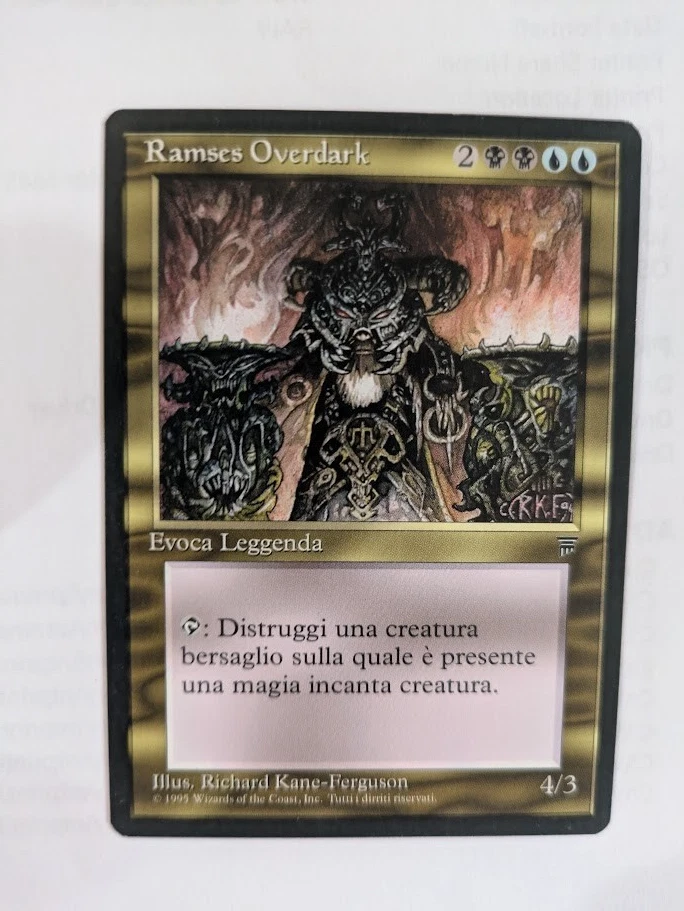 Ramses Overdark Legends MTG NM Free shipping with tracking - Image 1 of 2