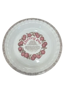 Vtg Royal China Jeanette Cherry Pie Dish. "Country Harvest" Collection. (#655) - Picture 1 of 6