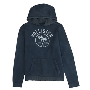 Vintage HOLLISTER BLUE HOODIE MENS XL - Picture 1 of 6