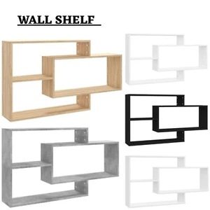 Modern Wall Shelf Display Hanging Shelf Floating Bookcase Living Room Furniture - Picture 1 of 31