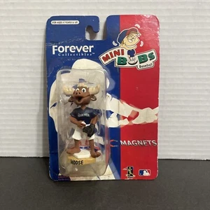 "Mini mascota de los Marineros de Seattle MLB de 3"" Bobblehead de MARINER MOOSE ¡NUEVA EN CAJA! - Imagen 1 de 5