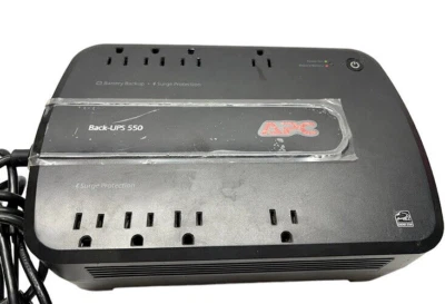 APC Back-UPS 550 Surge Protect BE550G, 120V, 12A, 60Hz **Free Shipping** - Image 1 of 4