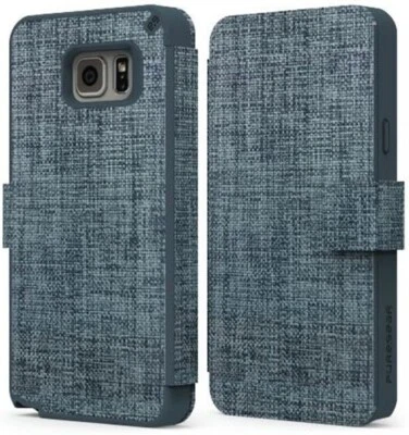 PureGear Express Folio Wallet Case for Samsung Galaxy Note 5, Denim Blue - Image 1 of 4