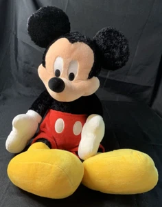Muñeca de juguete de peluche Disneyland Resort Mickey Mouse de 17" colores clásicos rojo y negro - Imagen 1 de 9