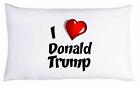 I Love Donald Trump With Heart President Trump Pillowcase (1 Queen Pillowcase)
