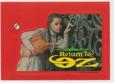 Return to Oz #7 Dorothy & Billina 1985 Disney Wizard of Oz sticker ROZ 0007