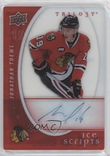 2008-09 Upper Deck Trilogy Ice Scripts Jonathan Toews #IS-JT Auto