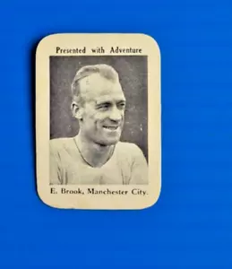 1934 D.C. THOMSON/ADVENTURE FOOTBALLERS HUNT THE CUP-(E BROOK MANCHESTER CITY) - Picture 1 of 2