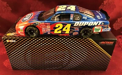 Jeff Gordon #24 Dupont 2001 Chevy RCCA 1/24 Elite y 1/64 HO coche diecast conjunto Foto 1 de 4