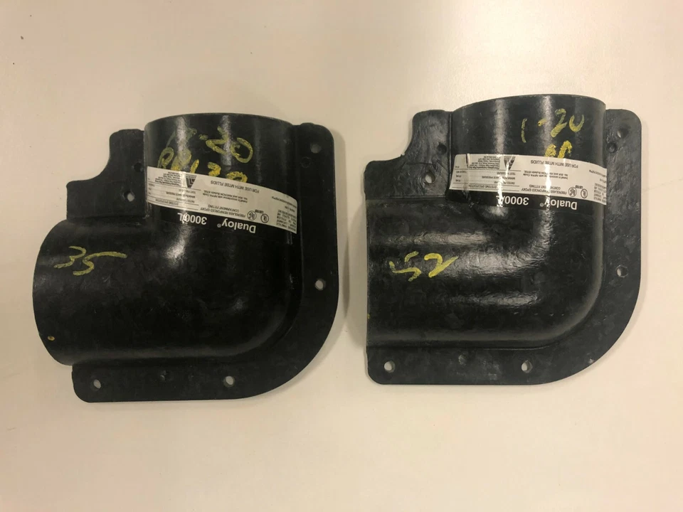 Ameron 30372005 3" 90 Elbow S.C. Fiberglass Fittings - Image 1 of 1