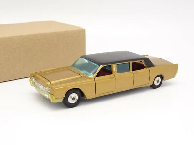 Corgi Toys 1/43 - Lincoln Continental Limousine Lehmann-Peterson Carrozzeria Oro - Immagine 1 di 4