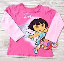 Dora the Explorer cute pink shirt girls 12 months