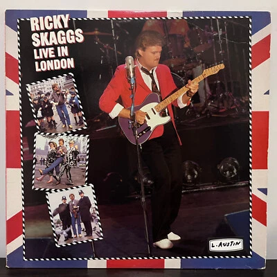 RICKY SKAGGS - Live In London (1985) - 12" Vinyl Record LP - EX - Image 1 of 3