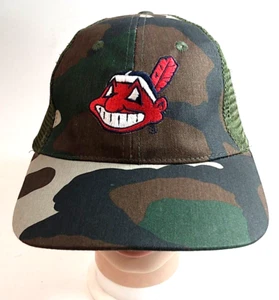 Cappellino/cappello a sfera Cleveland Indians mimetico Verizon wireless - Foto 1 di 13