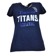 NFL Tennessee Titans True Leader Womens Tshirt Tee Blue Short Sleeve V Neck