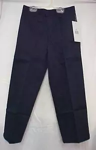 Pantalone French Toast Flat Front uniforme scuola blu navy unisex 4 reg unisex nuovo - Foto 1 di 3