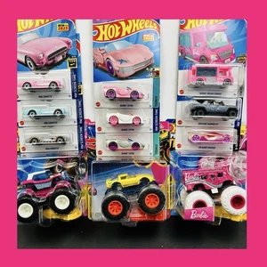 Hot Wheels Barbie Lot! Dream Camper! '56 Corvette! Barbie Extra! Screen Time! - Picture 1 of 24