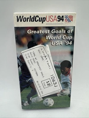 Greatest Goals of World Cup USA 1994 '94 VHS VCR Tape Movie Soccer NR New! - Image 1 of 4