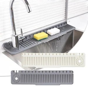 Almohadilla para salpicaduras de fregadero de gran tamaño almohadillas antideslizantes de secado de drenaje para fregadero de cocina - Imagen 1 de 16