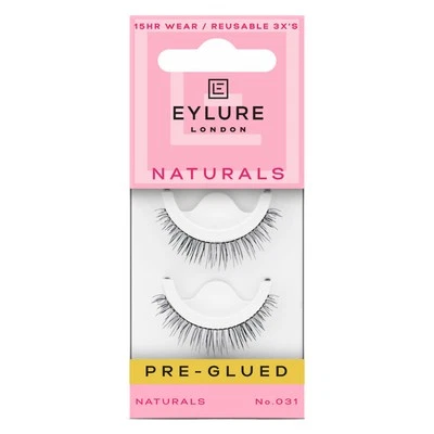 Eylure Press On Pre-Glued False Eyelashes, Naturals, No. 031 - Image 1 of 4