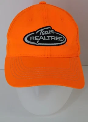 Realtree Unisex Hunter Orange Outdoor Hat Ball Cap Adjustable Strap - Image 1 of 4