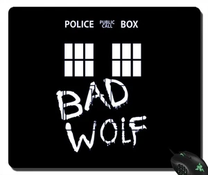 Tardis Doctor Who Bad Movie Box mousepad lock edge macbook asus acer hp PC - Picture 1 of 3