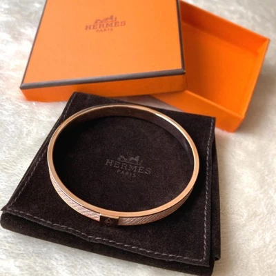 Pulsera Hermes Oro Rosa Elegante Joyería Usada Foto 1 de 4