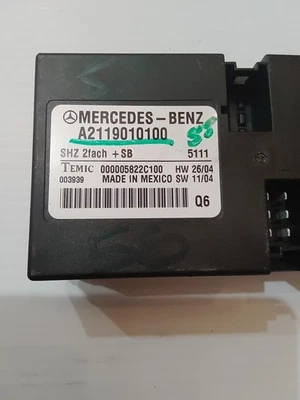 07-12 MERCEDES BENZ GL450 X164 REAR SEAT HEATER CONTROL UNIT MODULE ECU OEM - Image 1 of 3