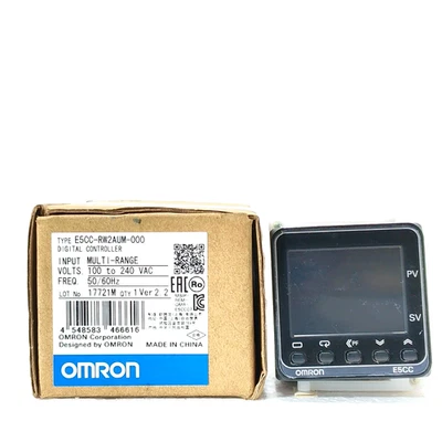 NEW | OMRON E5CC-RW2AUM-000 DIGITAL CONTROLLER MULTI-RANGE 100-240VAC - Image 1 of 4
