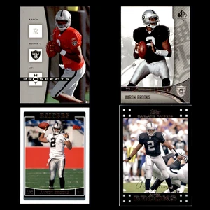 Aaron Brooks Lot 4 Different Football Cards 2006-2007 Oakland Raiders Only! Set - Picture 1 of 6