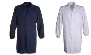 camice da lavoro laboratorio officina industria leggero tessuto cotone lavabile - Foto 1 di 1