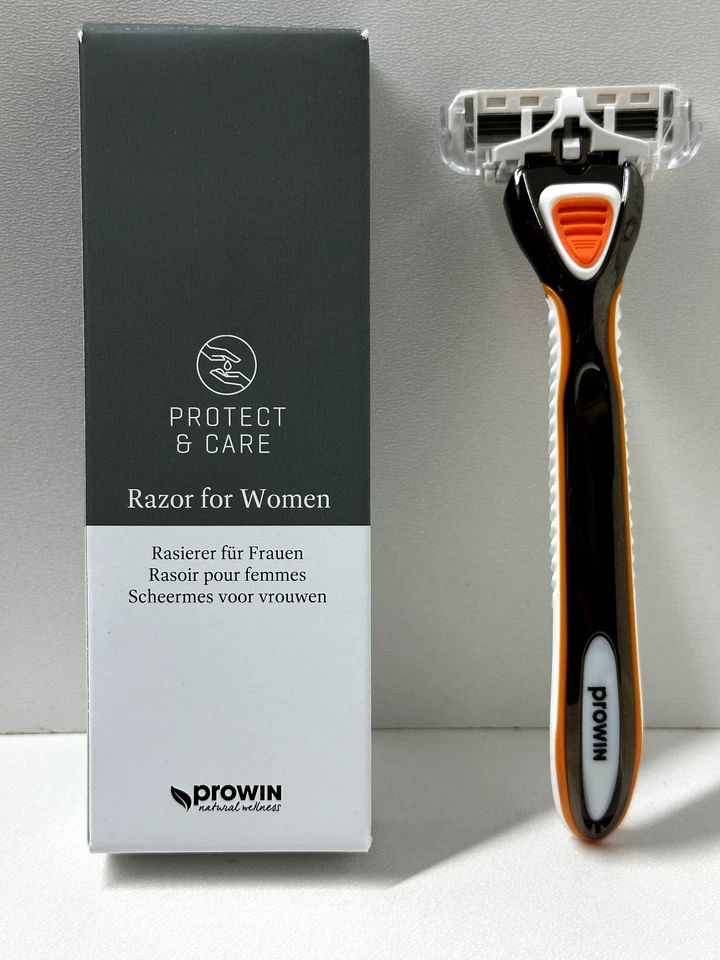 proWIN RAZOR FOR WOMAN - Nassrasierer für Frauen mit 4-fach Klinge - NEU -