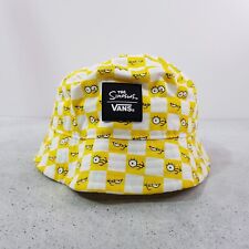THE SIMPSONS X VANS Size S / M or 56cm Check Eyes Bucket Hat NEW + TAGS - RARE