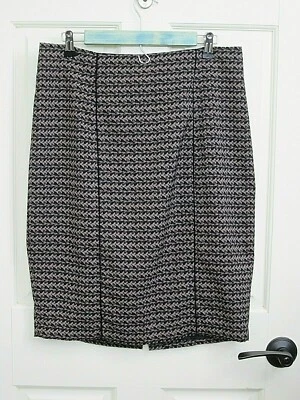 Vestido Mossimo Falda Forrada Mujer Talla 14 34x23.5 Marrón Negro 98-22137 Foto 1 de 4